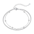 [Tonmkive Jewelry]Delicate Bead Double Layer Bracelet