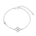 [Tonmkive Jewelry]Delicate Four Leaf Clover Bracelet
