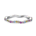 [Tonmkive Jewelry]Dainty Colorful Round Cut Party Ring