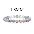 [Tonmkive Jewelry]Unique Scintillating Round Cut Daily Ring